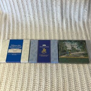 White House Historical Association Christmas Ornaments Set - 2000, 2003, & 2005